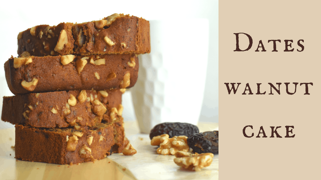 Date & Walnut Cake Recipe - Teatime Favourite - Penny's Recipes