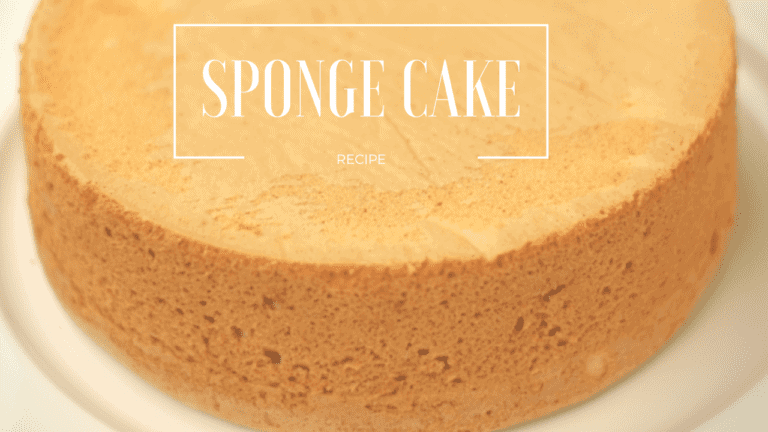 Vanilla sponge cake