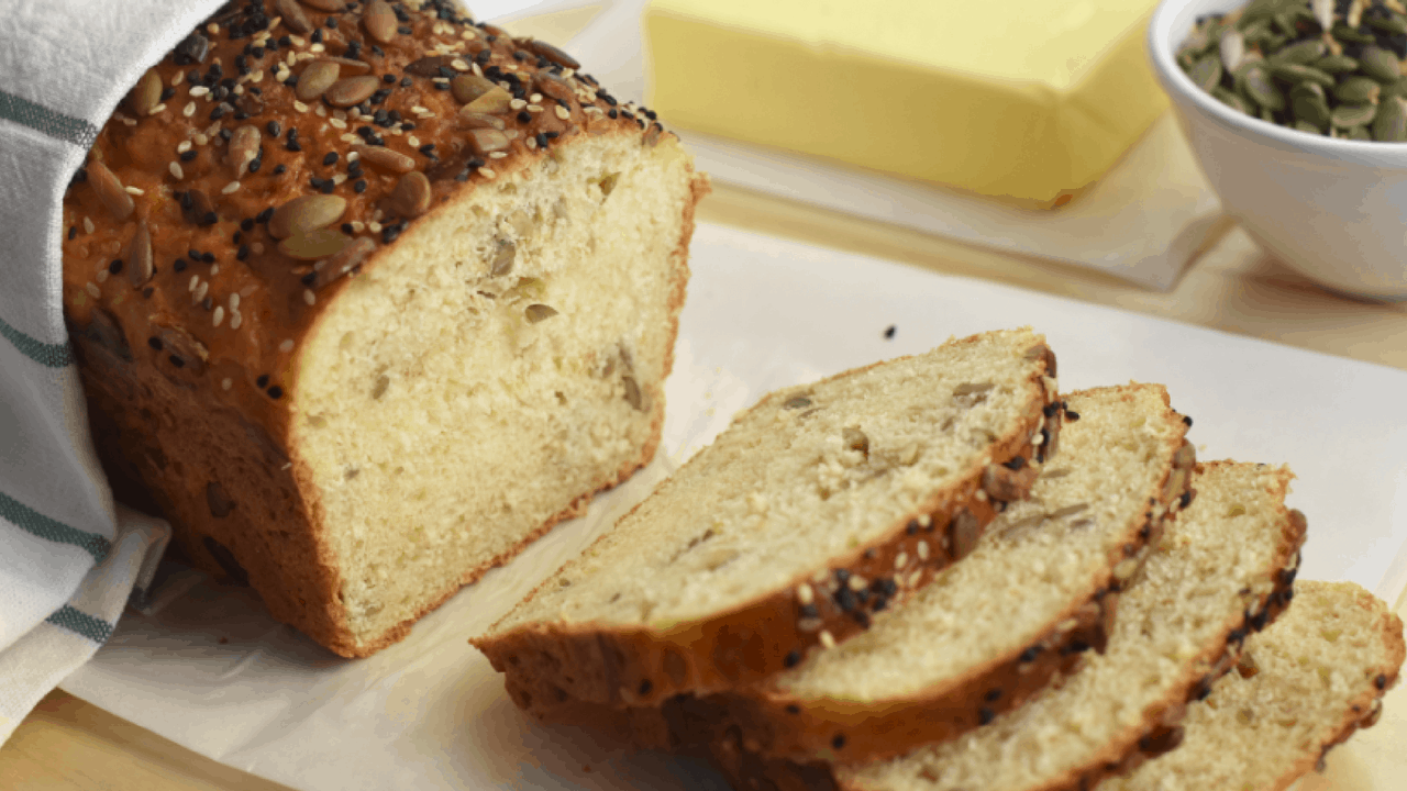 No knead multigrain bread