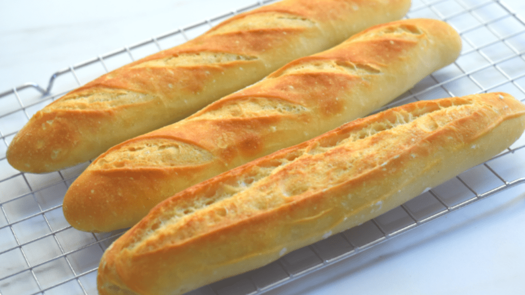 Easy no knead french baguette