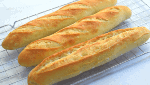 Easy no knead french baguette
