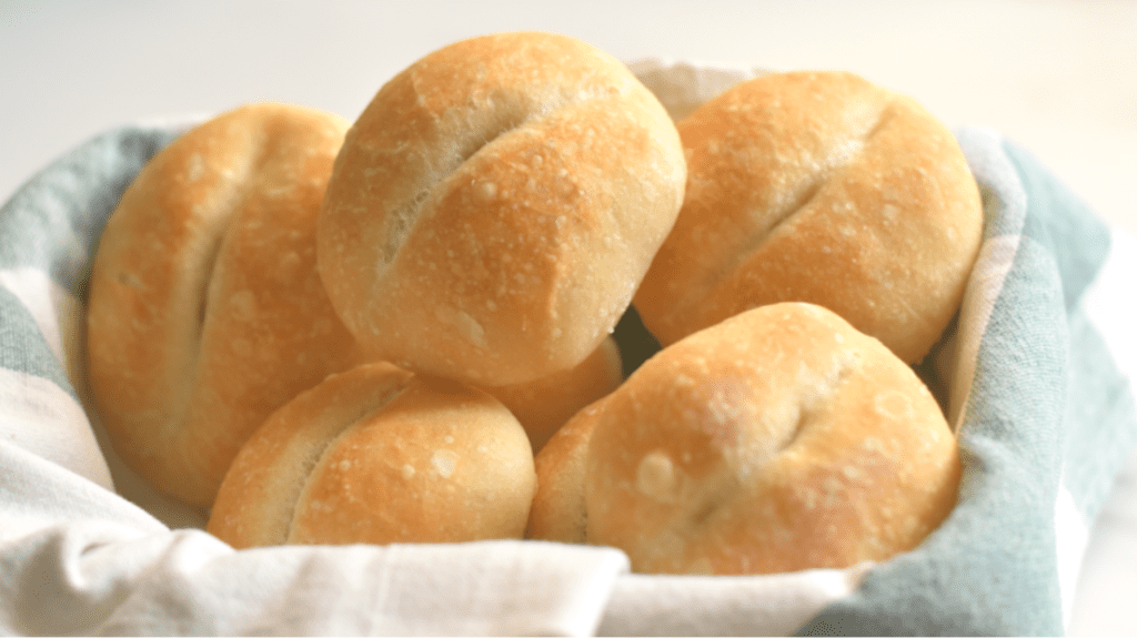Easy No Knead Dimple Dinner Rolls