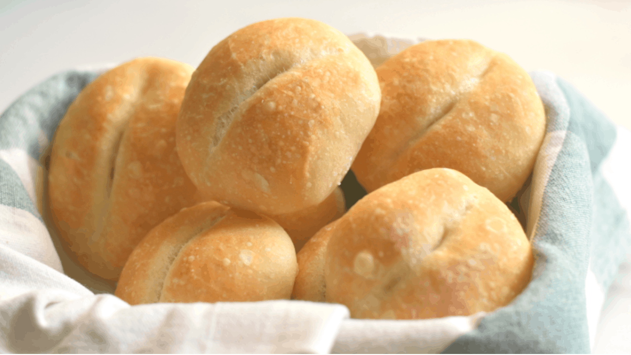 Crusty French Bread Rolls - Dinner, then Dessert