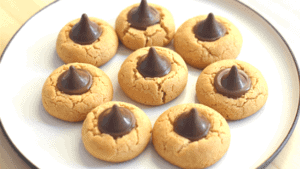 Peanut butter blossoms