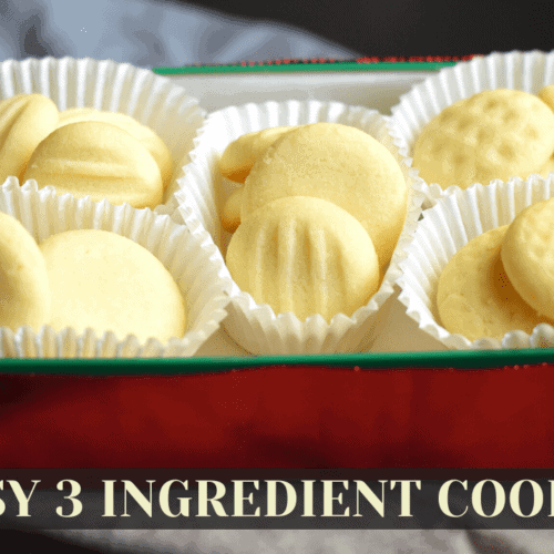 3 ingredient sugar cookies