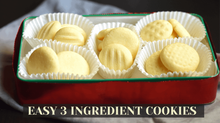 3 ingredient sugar cookies