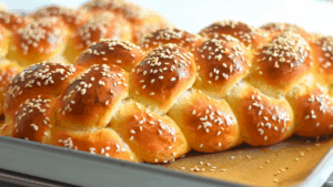 braided challah bread