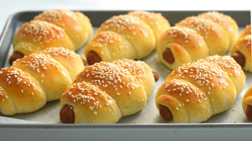 Easy Sausage Buns Recipe | Hot dog buns Recipe | MerryBoosters