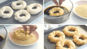 How to shape simit bread