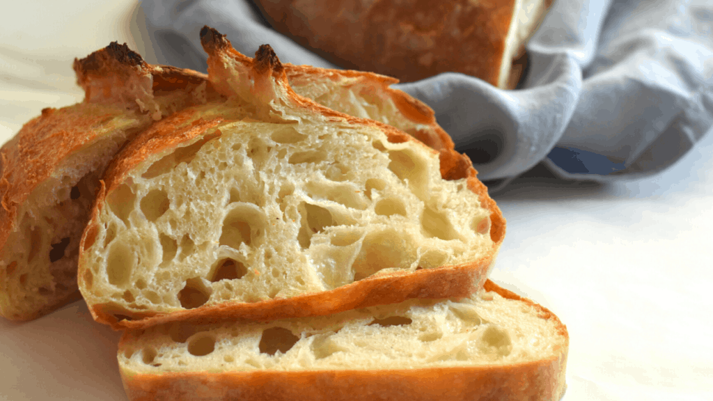 artisan bread with biga