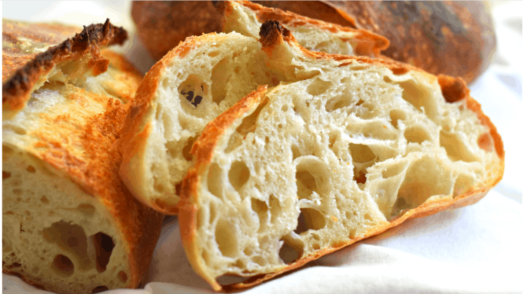 Rustic bread with biga