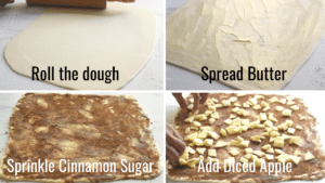 How to make cinnamon apple pull apart bread