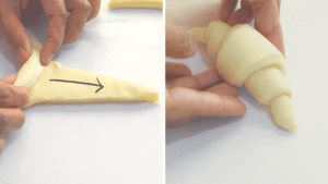 how to roll crescent roll