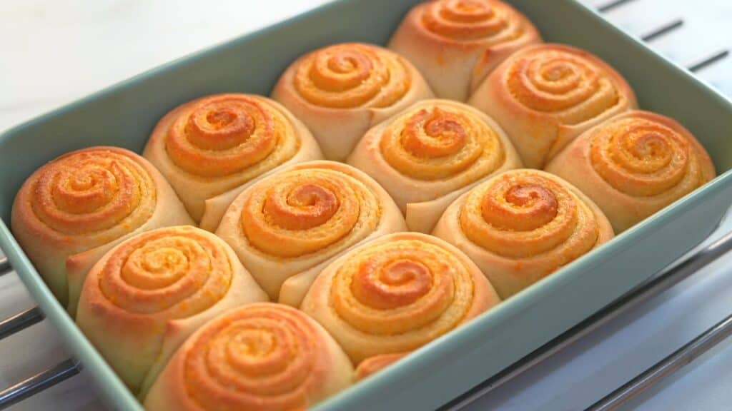 baking orange rolls