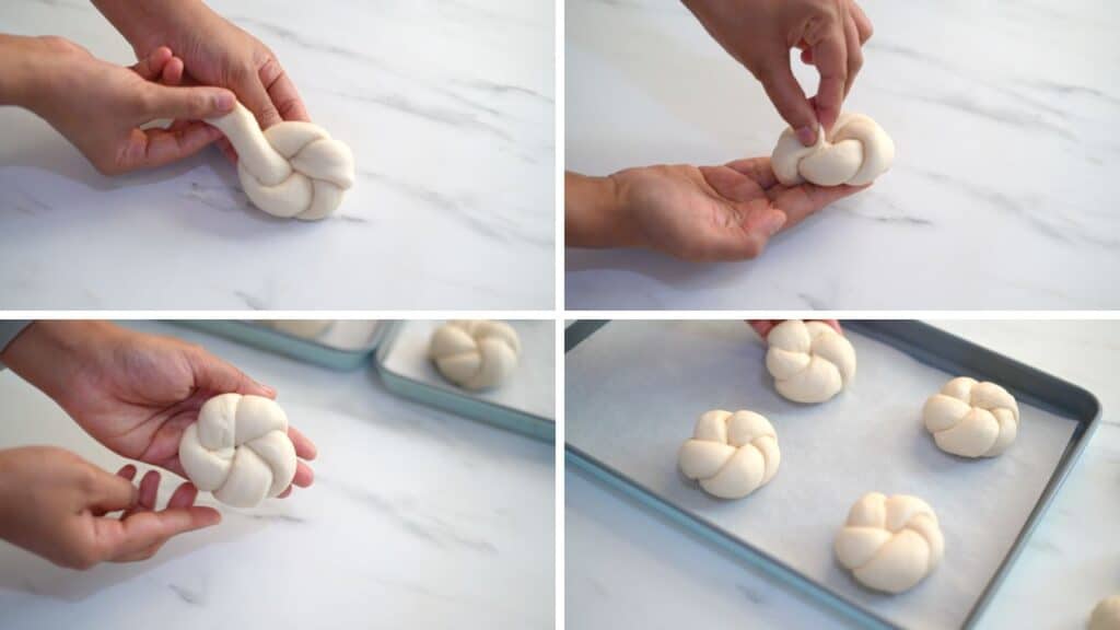 how to shape kasier roll