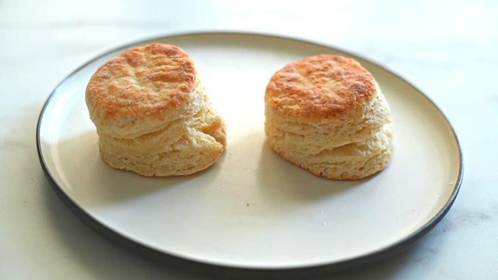 biscuits bending sideward