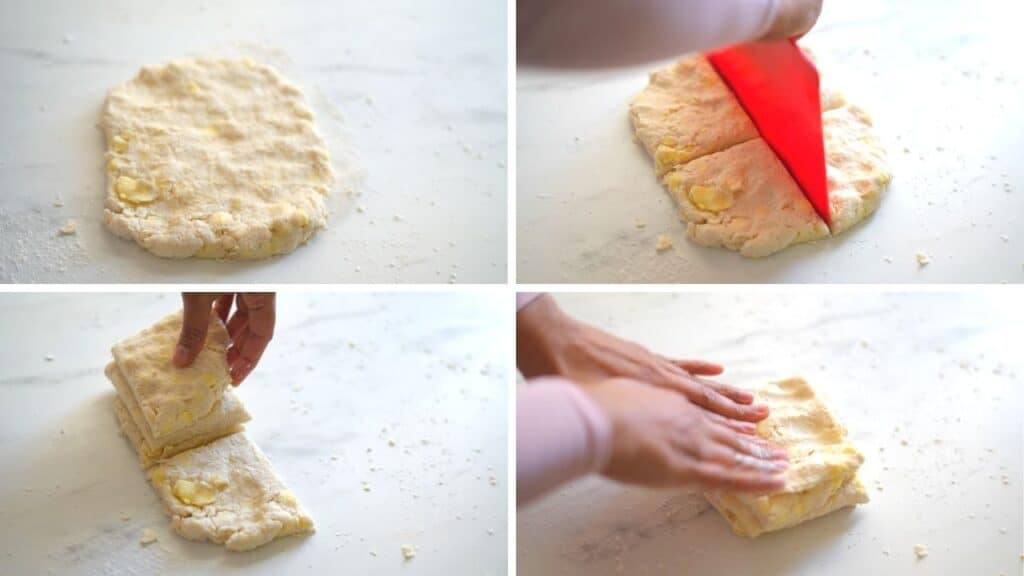 flaky puff pastry dough