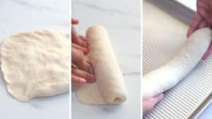 soft french baguette dough