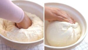 baking morning rolls