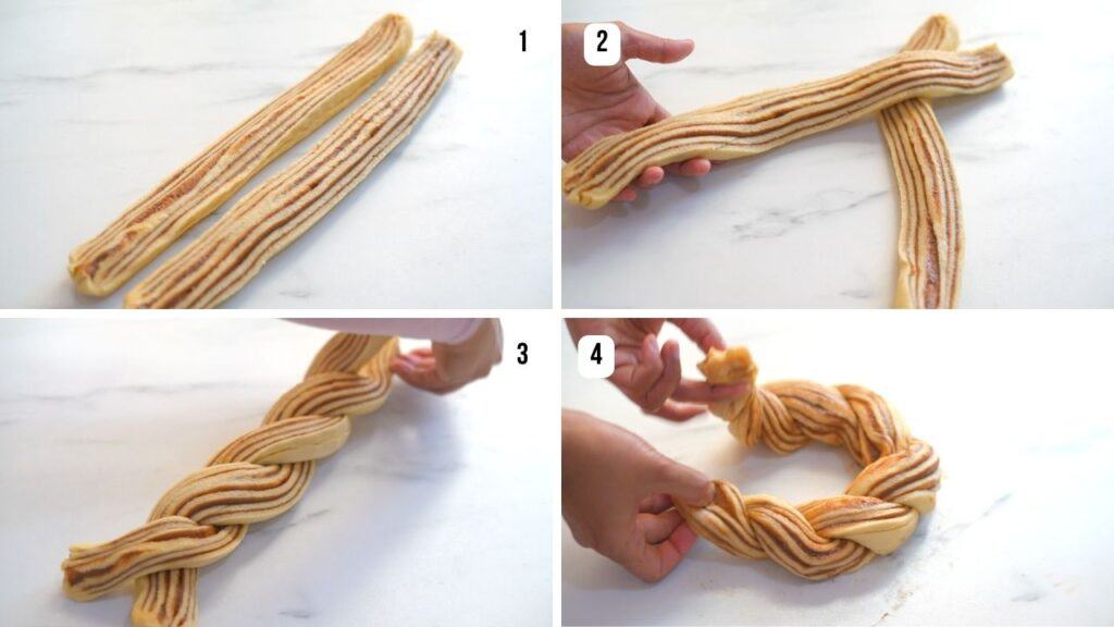 How to make cinnamon braided bread