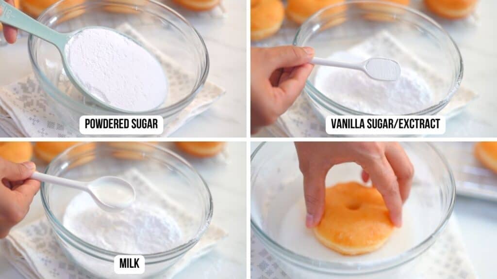 how to make glaze for doughnuts