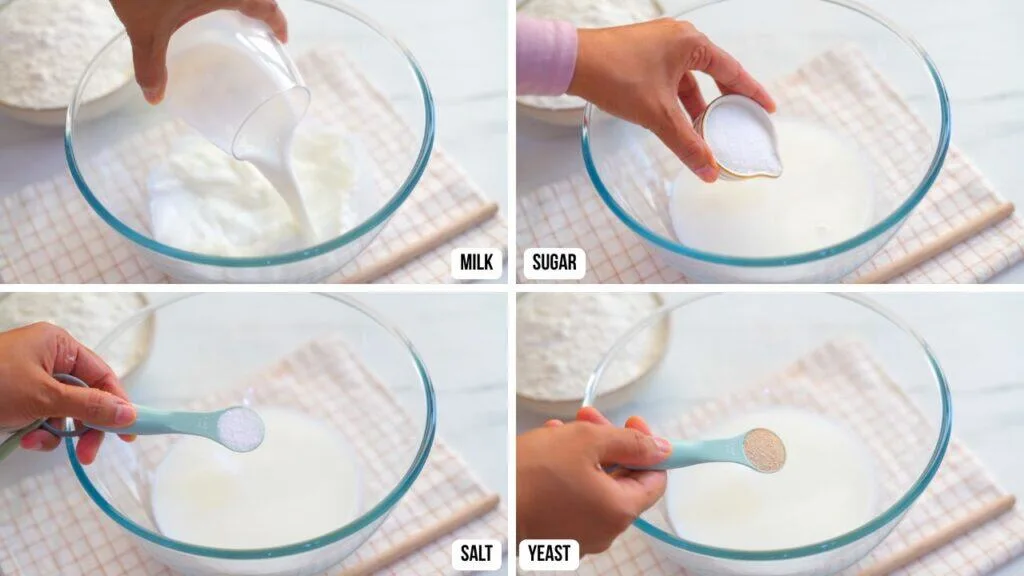 Custard Pastry ingredients