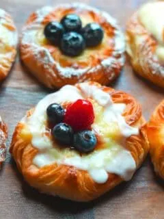 danish custard pastry recipe featured image