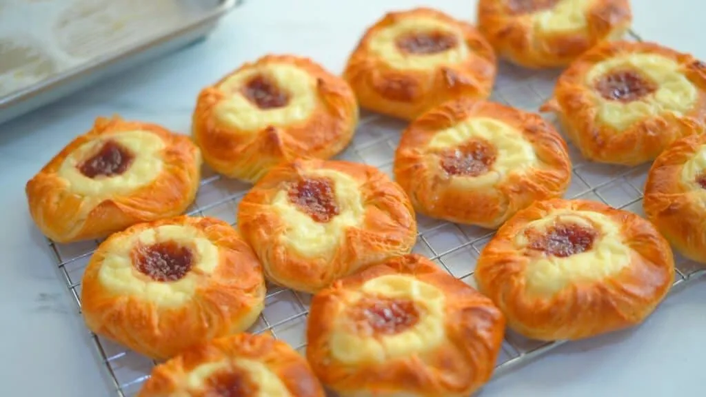 homemade Danish Custard Pastry