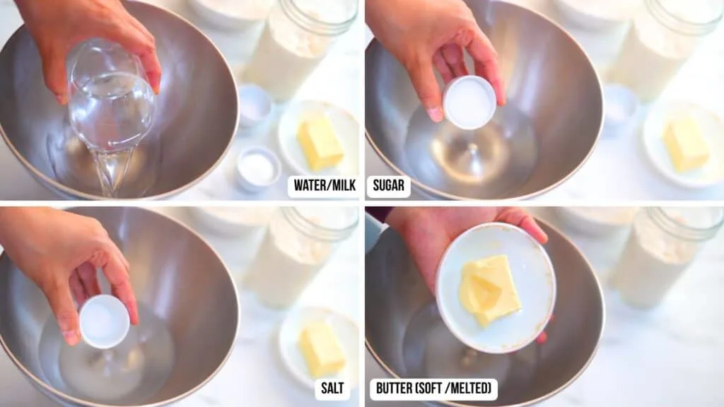 Soft sourdough dinner rolls ingredients