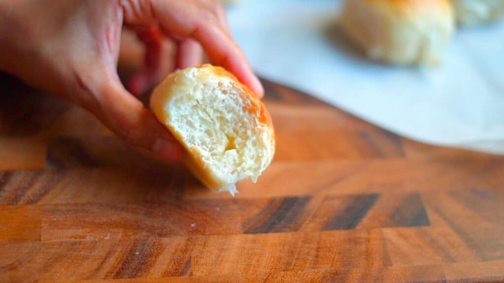 soft sourdough dinner rolls