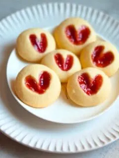 Jam heart cookies recipe