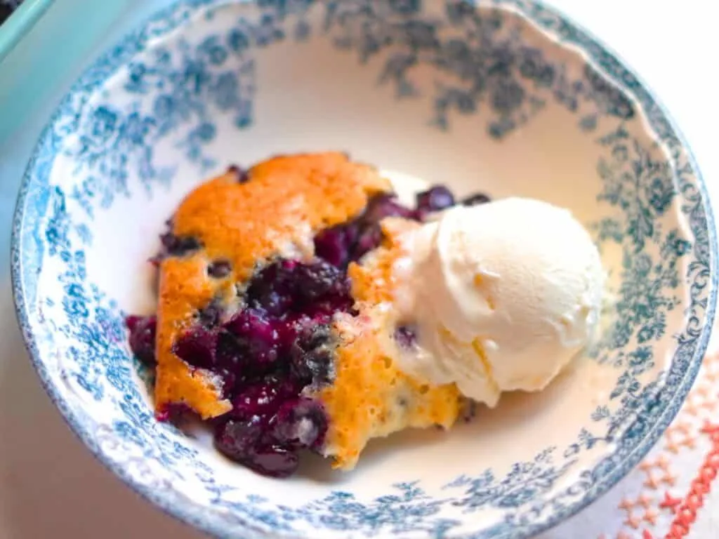 Old Fashioned Blueberry Cobbler recipe