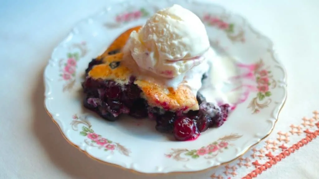 traditional blueberry cobbler recipe
