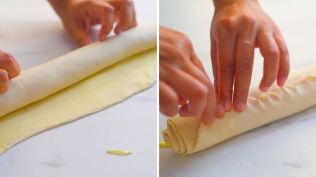 simple sourdough croissants