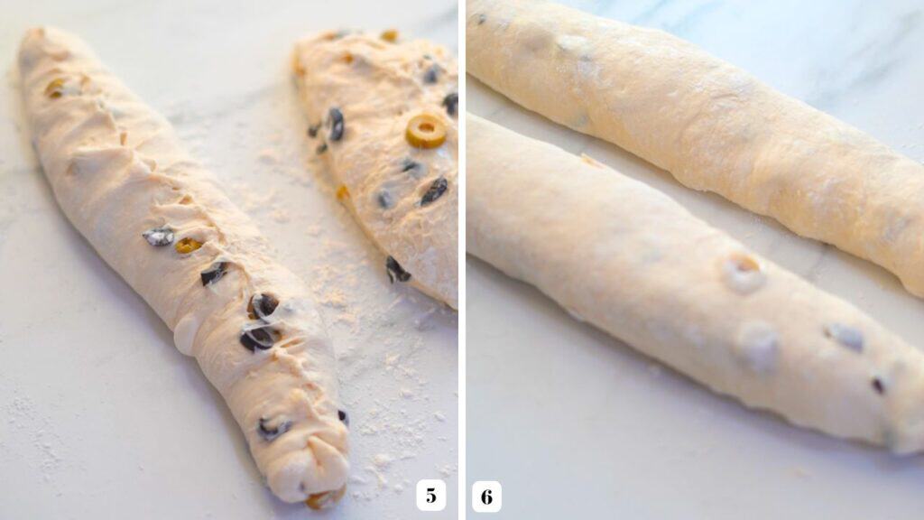 how to make twisted baguettes
