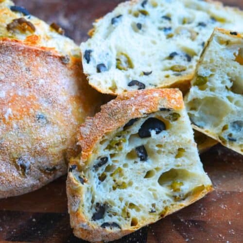 Easy Italian Olive Bread Recipe